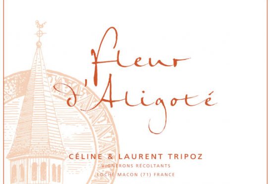 étiquette Mousseux Fleur d'Aligoté, Domaine Tripoz